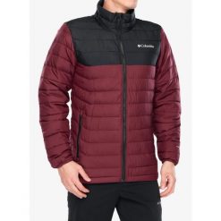 Kurtka ocieplana Columbia Powder Lite II Jacket. Czerwone buty zimowe męskie Columbia, xl, bez wzorów, z puchu, sportowe, bez kaptura. Za 343.29 zł.