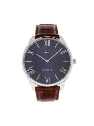 Tommy Hilfiger Zegarek Becker 1710536 Brązowy. Brązowe, analogowe zegarki męskie Tommy Hilfiger, bez wzorów. Za 579.99 zł.
