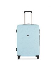 Semi Line Walizka średnia T5919-2 Błękitny. Niebieskie walizki męskie Semi-line, bez wzorów, z tworzywa sztucznego, średnie. Za 159.99 zł.