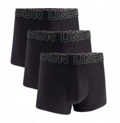 Under Armour Bokserki męskie UNDER ARMOUR Czarne - 3 PAK Performance Tech XXL. Czarne bokserki męskie Under Armour, bez wzorów. Za 129.00 zł.