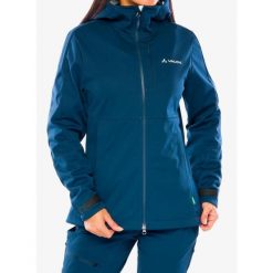 Kurtka softshell damska Vaude All Year Elope Softshell Jacket II. Niebieskie kurtki sportowe damskie Vaude, bez wzorów, z softshellu, bez ramiączek, bez kaptura, trekkingowe. Za 680.89 zł.