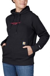 Bluza Carhartt Force Lightweight Logo Black. Czarne bluzy męskie Carhartt, m, bez wzorów, bez ramiączek, bez kaptura. Za 273.04 zł.