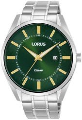 Zegarek Lorus Zegarek Lorus RH911SX9 męski zielony 42 mm . Zielone zegarki męskie Lorus, bez wzorów. Za 275.00 zł.