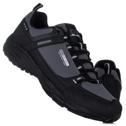 Buty męskie sportowe trekkingowe DK PREDATOR SOFTSHELL. Czarne buty sportowe męskie DK, z softshellu, bez zapięcia. Za 169.00 zł.