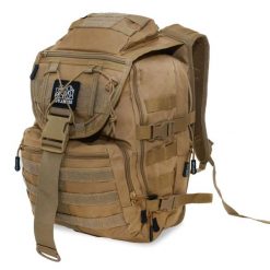 Plecak turystyczny survivalowy OFFLANDER 25l khaki. Brązowe plecaki męskie OFFLANDER, bez wzorów, z materiału. Za 161.76 zł.