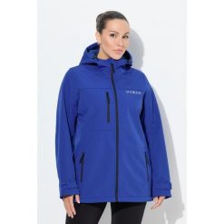 Damskie Kurtka softshell HYPRAR hydrofobowa stretch odblask. Kurtki sportowe damskie Ulla Popken, plus size, bez wzorów, z elastanu, bez ramiączek, bez kaptura, trekkingowe. W wyprzedaży za 383.99 zł.