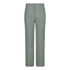 Spodnie damskie narciarskie CMP 3W18596N. Zielone spodnie materiałowe damskie CMP, na zimę, bez wzorów, sportowe. W wyprzedaży za 547.40 zł.