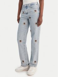 Tommy Jeans Jeansy Kira DW0DW22680 Niebieski Straight Fit. Niebieskie jeansy damskie Tommy Jeans, bez wzorów, z bawełny. Za 529.99 zł.