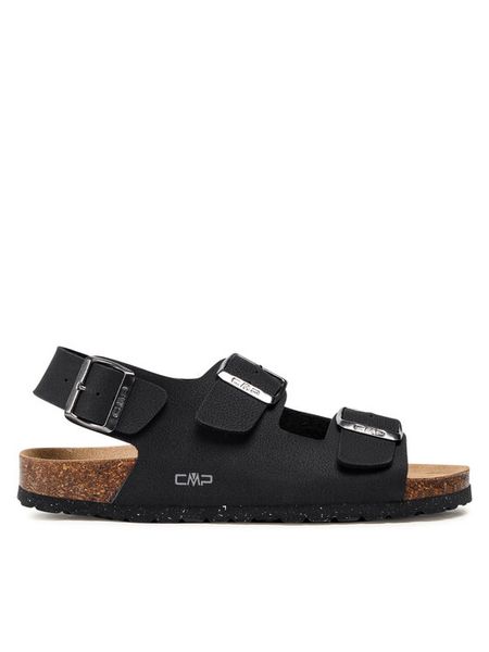 CMP Sandały Eco Keidha Slipper 3Q91027 Czarny. Czarne sandały męskie CMP, bez wzorów, ze skóry, bez zapięcia. Za 119.99 zł.