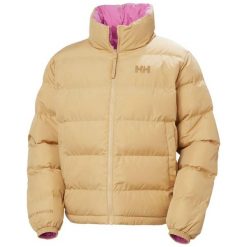 Damska kurtka puchowa Helly Hansen YU 23. Brązowe kurtki sportowe damskie Helly Hansen, bez wzorów, z puchu, bez ramiączek, bez kaptura, trekkingowe. Za 770.00 zł.
