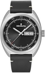 Zegarek Delbana Zegarek męski Delbana 41601.714.6.032 czarny. Czarne zegarki męskie DELBANA, bez wzorów. Za 1,279.00 zł.