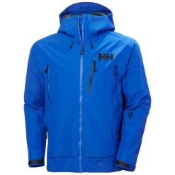 Kurtka turystyczna Helly Hansen Odin 9 Worlds 3.0. Niebieskie kurtki męskie Helly Hansen, m, bez wzorów, casualowe, bez kaptura. Za 2,027.00 zł.