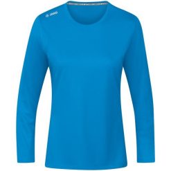 Koszulka damska Jako Run 2.0 manches longues. Niebieskie koszulki sportowe damskie Jako, bez wzorów, bez ramiączek, do piłki nożnej. Za 190.00 zł.