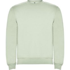 Bluza Unisex Dla Dorosłych Clasica Z Okrągłym Dekoltem. Zielone bluzy męskie ROLY, m, bez wzorów, bez ramiączek, bez kaptura. Za 73.99 zł.