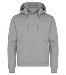 Clique Bluza z kapturem Miami z bawełny i poliestru z recyklingu – Grey Mélange. Szare bluzy damskie CLIQUE, m, bez wzorów, z bawełny, bez ramiączek, z kapturem. Za 172.64 zł.