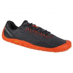 Męskie Buty Do Biegania Vapor Glove 6. Szare buty zimowe męskie Merrell, bez wzorów, bez obcasa, bez zapięcia. Za 598.99 zł.