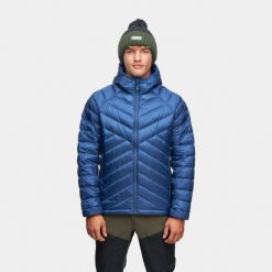 Kurtka męska puchowa Alpinus Pollux. Niebieskie kurtki męskie Alpinus, m, bez wzorów, z puchu, sportowe, bez kaptura. Za 799.00 zł.