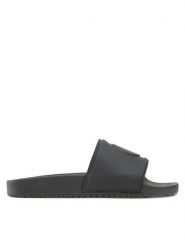 Trussardi Klapki 79A00864 Czarny. Czarne klapki damskie TRUSSARDI, bez wzorów, z tworzywa sztucznego, bez obcasa, bez zapięcia. Za 219.99 zł.