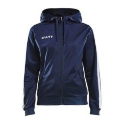 Bluza treningowa damska Craft Fullzip Pro Control. Niebieskie bluzy damskie Craft, m, bez wzorów, bez ramiączek, z kapturem. Za 338.00 zł.