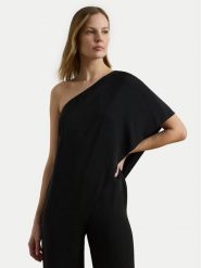 LAUREN RALPH LAUREN Kombinezon 253909456001 Czarny Regular Fit. Czarne sukienki damskie Lauren Ralph Lauren, bez wzorów, z syntetyku, bez kołnierzyka, bez ramiączek. Za 1,119.00 zł.