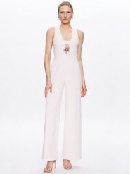Pinko Kombinezon Tumbaya 100060 A0G Różowy Regular Fit. Czerwone sukienki damskie Pinko, bez wzorów, z syntetyku, bez kołnierzyka, bez ramiączek. Za 1,239.00 zł.