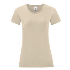 Koszulka Damska Iconic 150. Brązowe bluzki damskie fruit of the loom, xl, bez wzorów, sportowe, bez kołnierzyka, bez ramiączek. Za 25.99 zł.