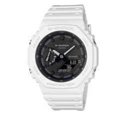 Zegarek G-Shock. Białe zegarki męskie G-Shock, bez wzorów. Za 399.99 zł.