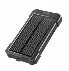 Powerbank LogiLink Solar-Powerbank 10000 mAh 20W, 2x USB-A, 1x USB-C, czarny (PA0390). Czarne powerbanki LOGILINK. Za 69.59 zł.