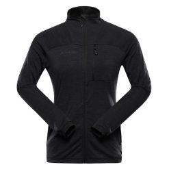 Bluza damska trekkingowa szybkoschnąca Alpine Pro Onneca 3. Czarne bluzy damskie Alpine Pro, bez wzorów, bez ramiączek, bez kaptura. W wyprzedaży za 229.00 zł.
