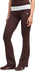 Puma Legginsy damskie Ess High-Waist Flared brązowe 631542 33 M. Brązowe legginsy damskie Puma, bez wzorów. Za 139.31 zł.