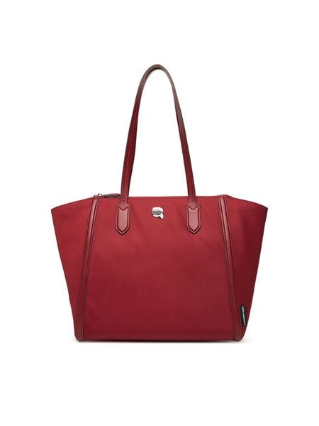 KARL LAGERFELD Torebka A3W30117 Czerwony. Czerwone shopperki damskie KARL LAGERFELD, bez wzorów, ze skóry, bez dodatków. Za 669.99 zł.