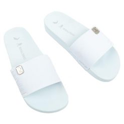 Buty klapki męskie Rider R10 Slide. Niebieskie klapki męskie Rider, bez wzorów, bez zapięcia. Za 99.00 zł.