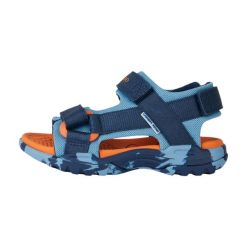 Sandały juniorskie Geox Borealis. Niebieskie buty zimowe męskie Geox, bez wzorów, sportowe, bez zapięcia. W wyprzedaży za 240.90 zł.