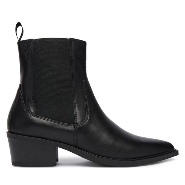 Sztyblety Vagabond Shoemakers. Czarne botki damskie Vagabond Shoemakers, bez wzorów, bez obcasa, na płaskiej podeszwie, bez zapięcia. Za 694.99 zł.