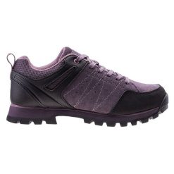 Buty trekkingowe damskie Elbrus Namal V Wo's - fioletowo-czarne, Rozmiar buta 41. Czarne obuwie trekkingowe damskie ELBRUS, z gumy, przed kostkę, bez zapięcia. Za 229.99 zł.