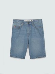 Szorty męskie jeansowe niebieskie Colter 310. Niebieskie szorty męskie BIG STAR, bez wzorów, z denimu, klasyczne. Za 199.99 zł.