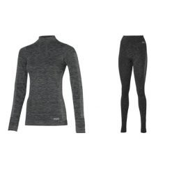 Zestaw Damskie spodnie/koszula termiczna Premium x 4. Czarne bielizna sportowa damska HEAT KEEPER, xl, bez wzorów, z bawełny. Za 511.45 zł.