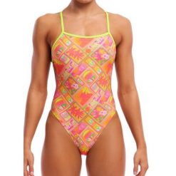 Strój kąpielowy Funkita Hula Bula - Twisted. Brązowe stroje kąpielowe damskie Funkita, m, bez wzorów. Za 199.00 zł.