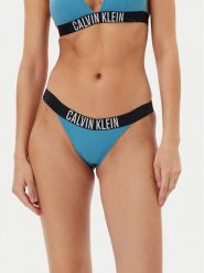 Calvin Klein Swimwear Dół od bikini KW0KW02857 Niebieski. Niebieskie bikini Calvin Klein Swimwear, xs, bez wzorów, z syntetyku. Za 119.99 zł.