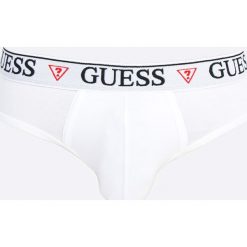Guess Jeans - Slipy. Białe slipki męskie Guess Jeans, l, z aplikacjami, z bawełny. W wyprzedaży za 59.90 zł.