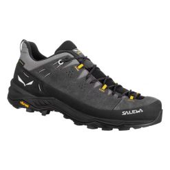 Buty trekkingowe Salewa ALP Trainer 2 GTX. Czarne trekkingi męskie Salewa, z gore-texu, bez zapięcia. Za 919.99 zł.