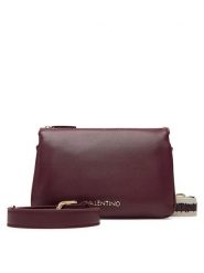 Valentino Torebka Zero Pre VBS7B308 Bordowy. Czerwone listonoszki damskie Valentino, bez wzorów, ze skóry, bez dodatków. Za 439.99 zł.