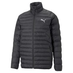 Męska kurtka PackLITE PUMA Black. Czarne kurtki męskie Puma, m, bez wzorów, z puchu, sportowe, bez kaptura. Za 491.00 zł.