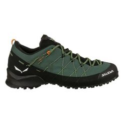 Buty trekkingowe męskie Salewa Wildfire 2. Czarne trekkingi męskie Salewa, z materiału, bez zapięcia. Za 677.50 zł.