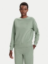 Gant Bluza Shield 4201414 Zielony Relaxed Fit. Zielone bluzy damskie GANT, xl, bez wzorów, z bawełny, bez ramiączek, bez kaptura. Za 419.99 zł.