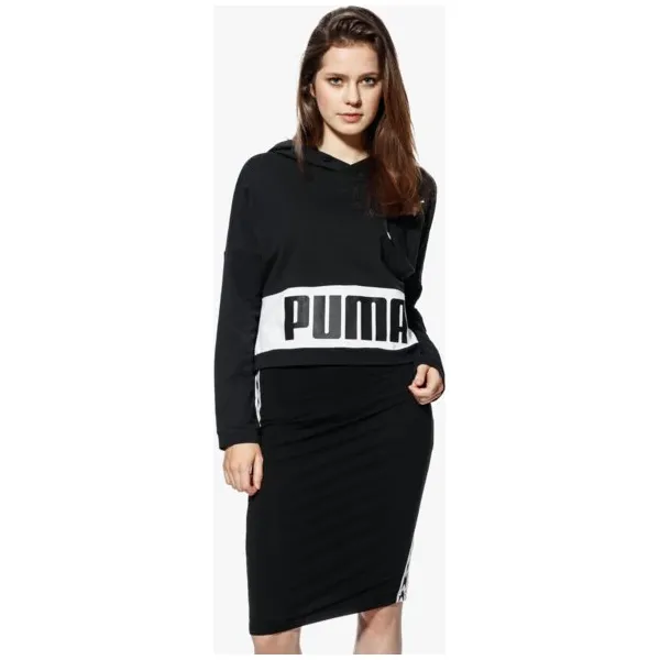 Puma Bluza Urban Sports , czarny, rozmiar M. Czarne bluzy damskie Puma, m, bez wzorów, z bawełny, bez ramiączek, bez kaptura. W wyprzedaży za 189.99 zł.