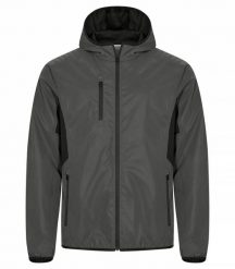 Clique Kurtka wiatrówka Willmar odblaskowa – Reflective grey. Szare kurtki męskie CLIQUE, l, bez wzorów, z kapturem. Za 401.14 zł.