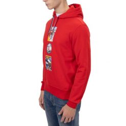 Bluza męska Napapijri B-Portalet Hooded. Czerwone bluzy męskie Napapijri, m, bez wzorów, casualowe, bez ramiączek, bez kaptura. Za 369.99 zł.