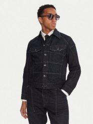G-Star Raw Kurtka jeansowa Kitoh 3D D27404-E207 Granatowy Regular Fit. Niebieskie kurtki męskie G-Star Raw, m, bez wzorów, z bawełny, retro, bez kaptura. Za 969.99 zł.