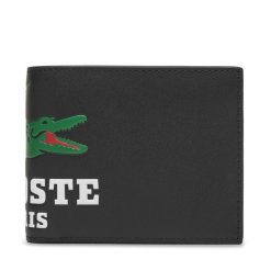Portfel Lacoste. Niebieskie portfele męskie Lacoste, bez wzorów. Za 469.99 zł.